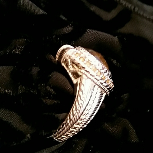 HP Judith Ripka Ring - 925 Sterling - Picture 2 of 5